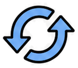 Extracted sync icon
