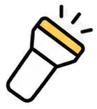 Extracted flashlight icon